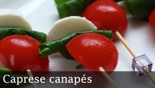 caprese-canapes